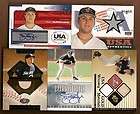 Card Sean Burroughs Auto Game Used Relic lot Autogr