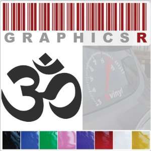   Graphic   Religious Symbol Om Hinduism Yoga A202   Chrome Automotive