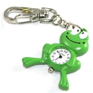   Green Frog Key Chain Novelty Watch Purse Charm 