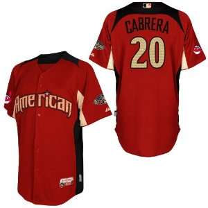  2011 All Star Cleveland Indians 20# Cabrera Red 2011 MLB 