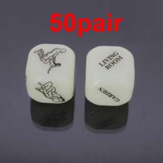 100PCS Funny Love Dice Weird Sexy Game Couple Gifts L  