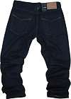 New Sean John Mens Denim Jeans Sz 38 Straight Fit Dark Blue