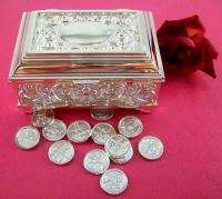 Floral & Vine SP Wedding Coin Trinket Box Set ARRAS  