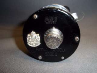 Vintage ABU GARCIA Abassadeur 5000C Casting Bait Reel Black 770204 