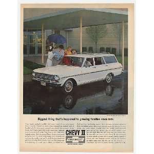   Chevy II Nova 400 Station Wagon Nurse Family Print Ad