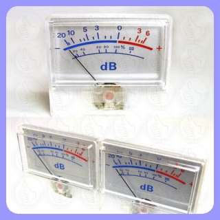 2x Panel VU Meter with Driver Board Warm Back Light Recording & Audio 