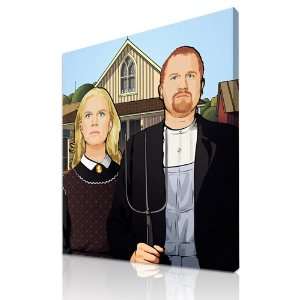   American Gothic pictures personalized with your faces.