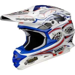  Shoei VFX W K Dub 2 Motocross Helmet TC 2 Blue Extra Large 