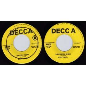  Jerry Smith  Drivin Home / Louisiana Blues   promo Decca 
