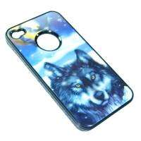 3D HOLOGRAM HARD TOUGH CASE FOR iPHONE 4S 4 Snow Wolf  