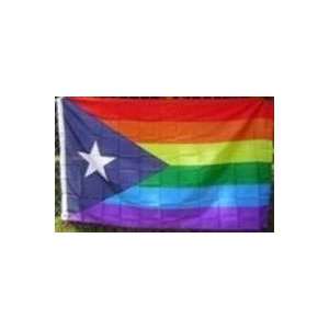  NEOPlex 3 x 5 Puerto Rico Rainbow Flag