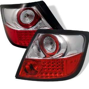  04 08 Scion tC LED Altezza Tail Lights   Chrome / Red Automotive