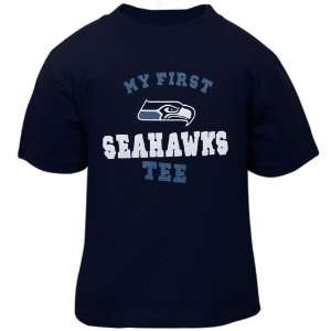  Reebok Seattle Seahawks Infant My First Tee T Shirt   Navy 