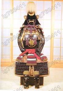 Japanese Rüstung Art wearable Samurai Armor suit Black  