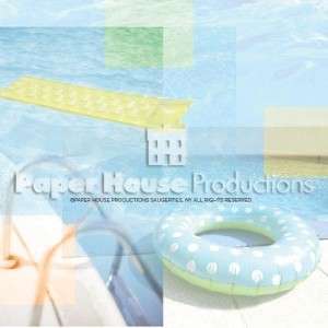 Scrapbook Paper 12X12 Pool Collageby Paper House 2 sh  