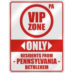   FROM BETHLEHEM  PARKING SIGN USA CITY PENNSYLVANIA