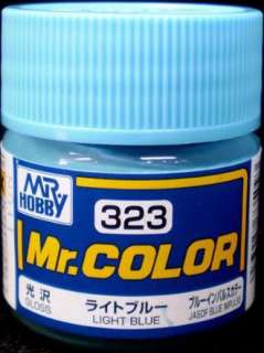 GUNZE MR HOBBY Color C323 Light Blue ACRYLIC PAINT 10ml  