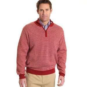 Zip Birdseye Grid Sweater 