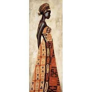  Jacques Leconte 19W by 54H  Femme Africaine I Super 