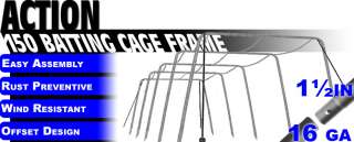 Reasons to buy Action Batting Cage Frames