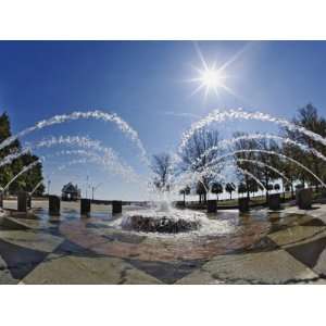 Fountain and Sunburst, Charleston, South Carolina, USA Photographic 