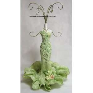   Long Fishtail Dress Mannequin Jewelry Holder 