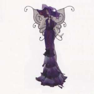  Butterfly Mannequin Jewelry Holder Purple 7x4x13