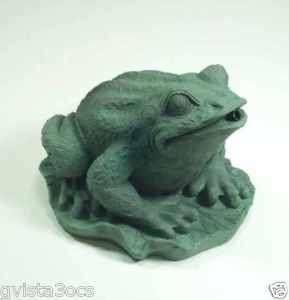 Bull Frog n Lilypad Pond Spitter Spouter water fountain  