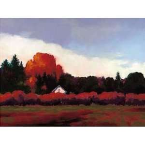  Donna Young 40W by 30H  Grapevines In Autumn CANVAS 