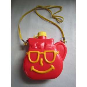  Vintage Kool Aid  Red & Yellow Smiley Face  Plastic 