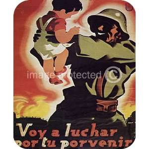  Voy A Luchar Por Tu Porvenir Spanish Civil War MOUSE PAD 