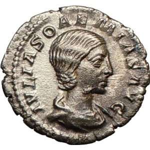 JULIA SOAEMIAS 220AD Elagabalus Mother Ancient SILVER Roman Coin Venus 