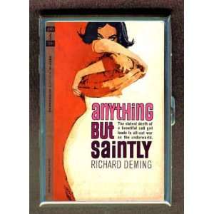  ANYTHING BUT SAINTLY SEXY PULP CREDIT CARD CASE WALLET 