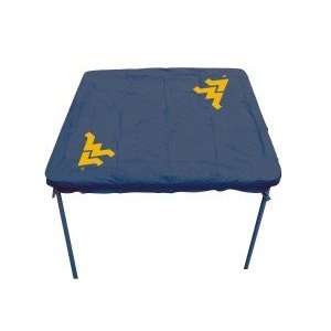 West Virginia Mounatineers Card Table Cover  Sports 