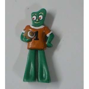  Vintage 1989 Gumby PVC Figure W/football 