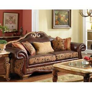    Tuscano Leather High Back Sofa   AICO Furniture