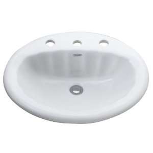 American Standard 0530.008SG.020 Seychelle Countertop Sink with 8 Inch 