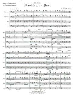 Tuba Quartet Washington Post March/ Sousa arr. Werden  