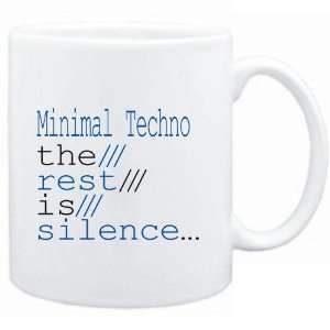  Mug White  Minimal Techno the rest is silence  Music 