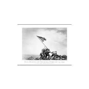  Flag Raising On Iwo Jima, February 23, 1 Poster Print 