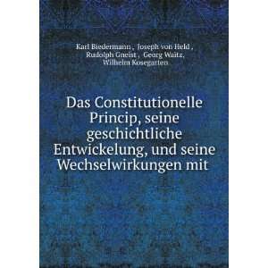   Gneist , Georg Waitz, Wilhelm Kosegarten Karl Biedermann  Books
