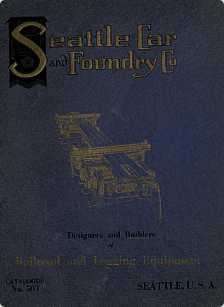 1913 Seattle Railroad Car Foundry Catalog on CD  