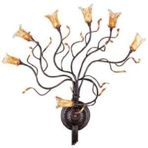  Evolution Bronze 28 High 7 Light Wall Sconce