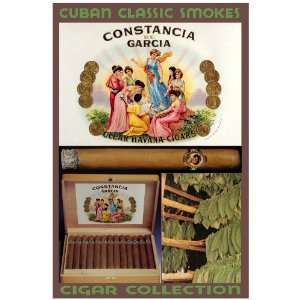 14 Poster. Cuban Classic Smokes, Constancia Cigar poster Habana Cuba 