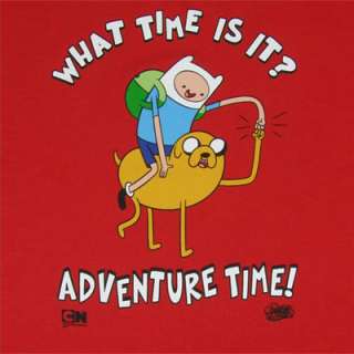 What Time Is It? Adventure Time T Shirt  