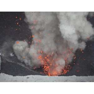 Strombolian Eruption from Vent in Summit Crater, Yasur Volcano, Tanna 