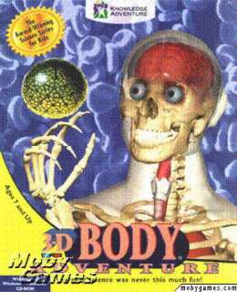 3D Body Adventure PC CD learn, manipulate human anatomy  