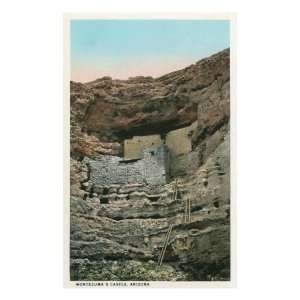  Montezumas Castle, Arizona Giclee Poster Print, 24x32 