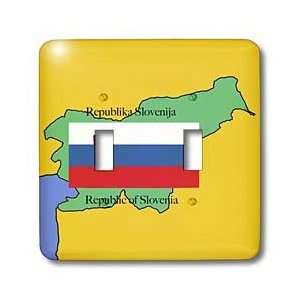  777images Flags and Maps   The map and flag of Slovenia 