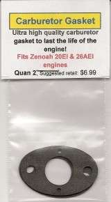 Zenoah 20EI & 26AEI Carburetor/Intake Gasket 2 Pack NIP  